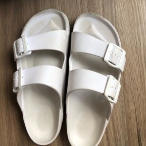 White Birkenstock Sandals